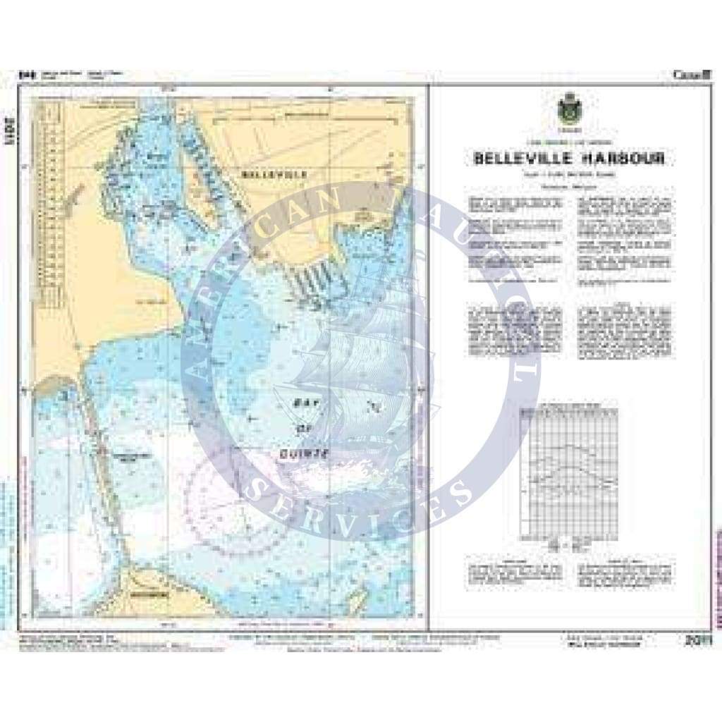 CHS Nautical Chart 2011: Belleville Harbour