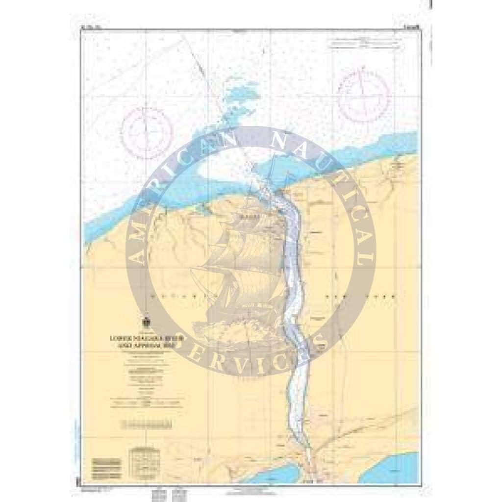 CHS Nautical Chart 2043: Lower Niagara River and Approaches
