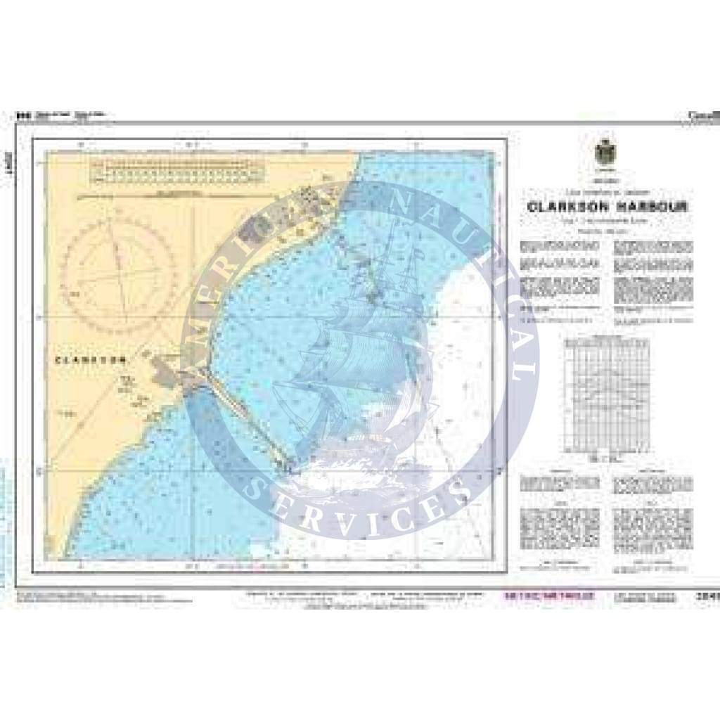 CHS Nautical Chart 2047: Clarkson Harbour