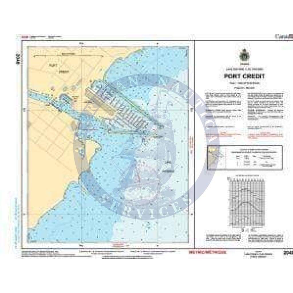 CHS Nautical Chart 2048: Port Credit