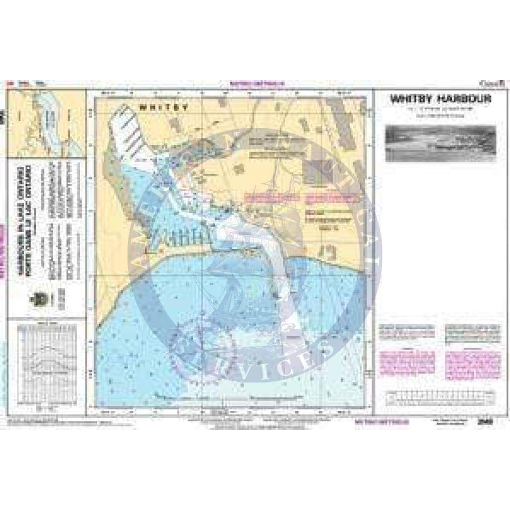 CHS Nautical Chart 2049: Whitby Harbour