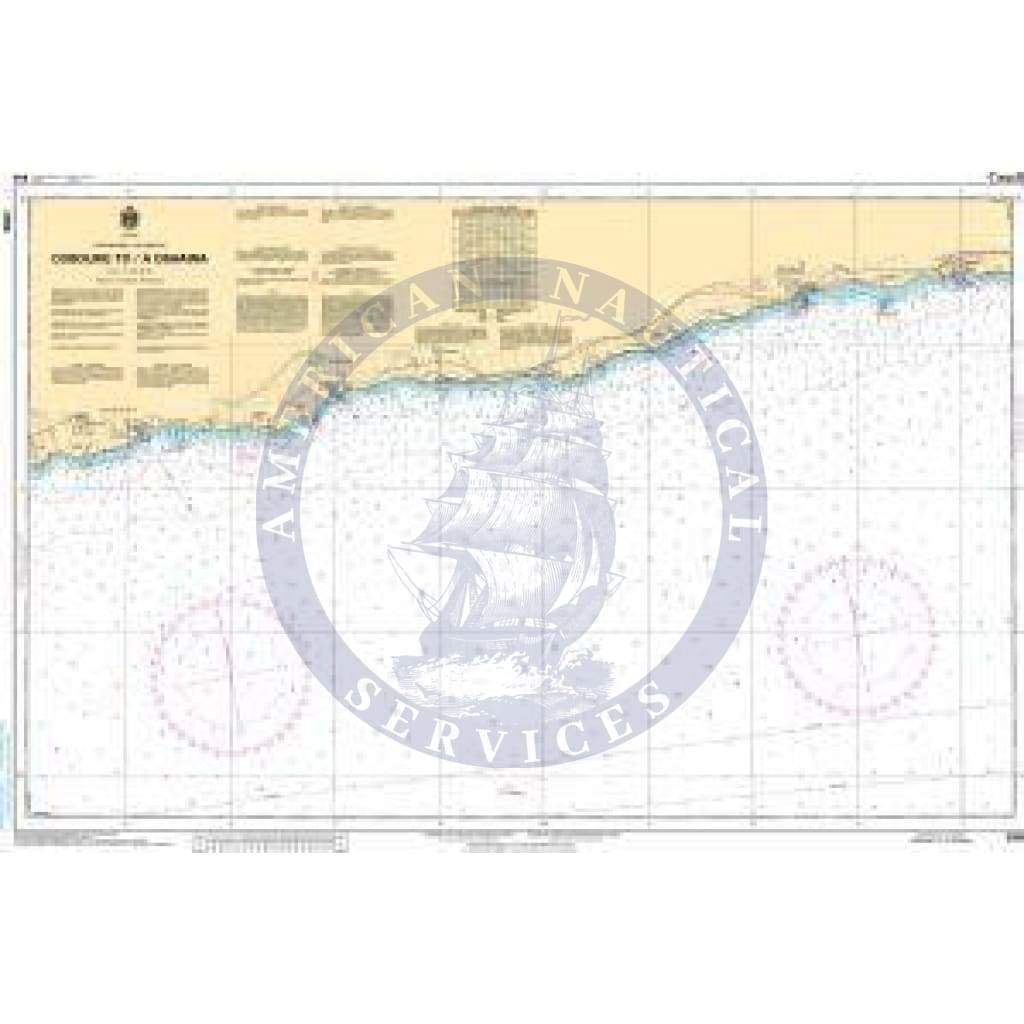 CHS Nautical Chart 2058: Cobourg to/à Oshawa