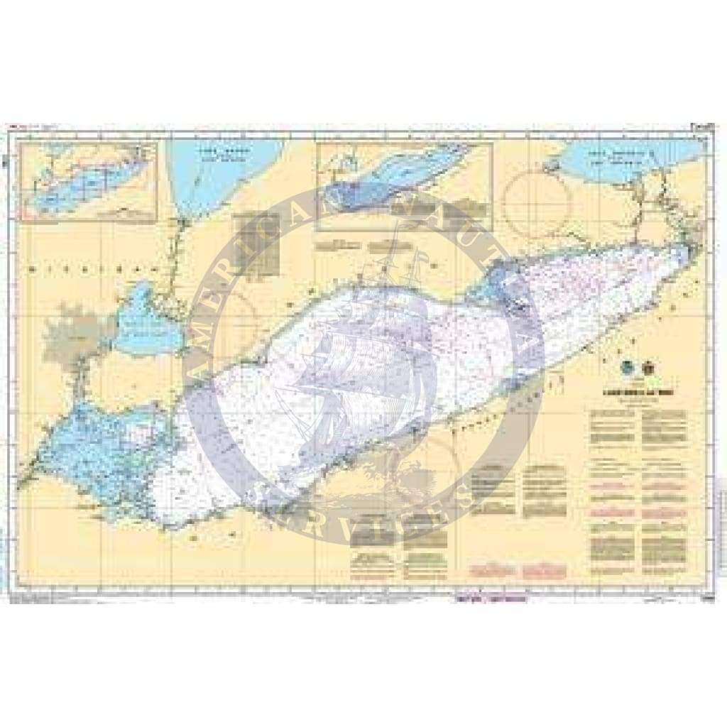 CHS Nautical Chart 2100: Lake Erie / Lac Érié