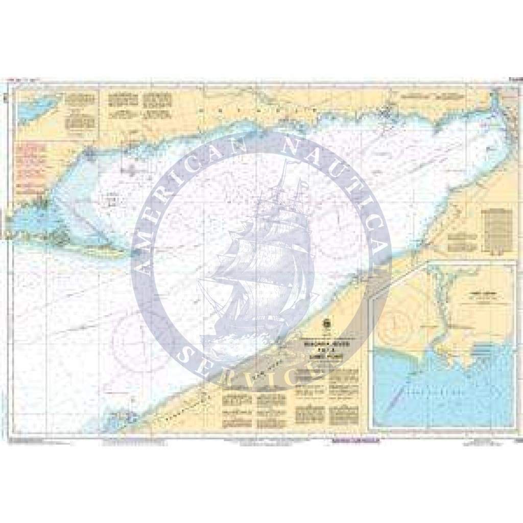 CHS Nautical Chart 2120: Niagara River to/à Long Point