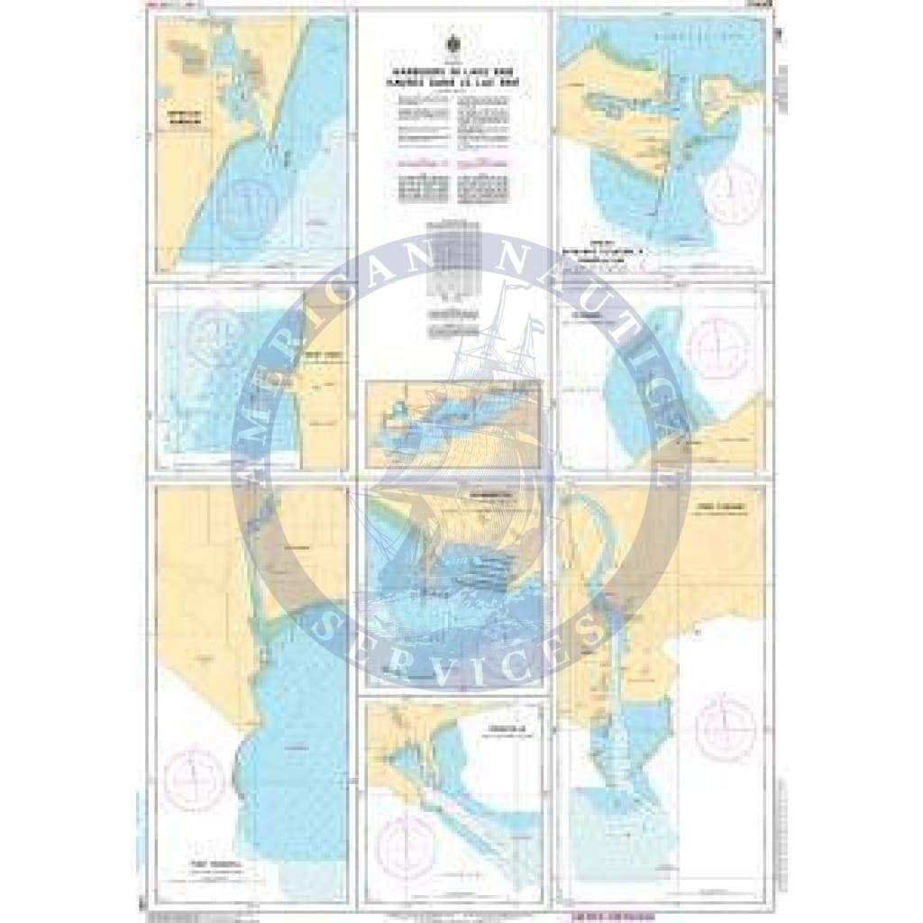 CHS Nautical Chart 2181: Harbours in Lake Erie/Havres dans le lac Érié