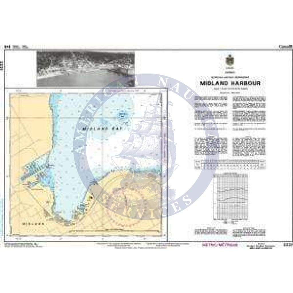 CHS Nautical Chart 2221: Midland Harbour