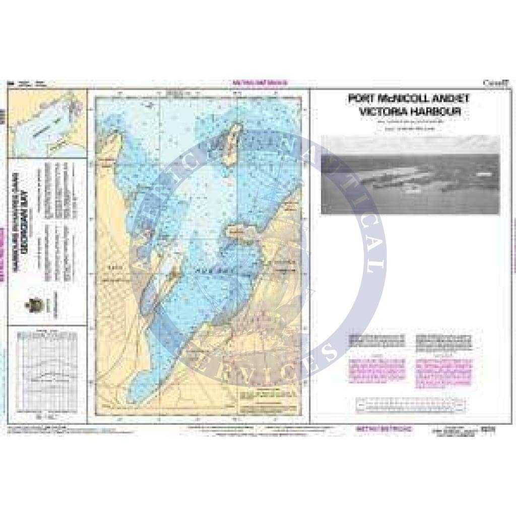 CHS Nautical Chart 2223: Port McNicoll and/et Victoria Harbour