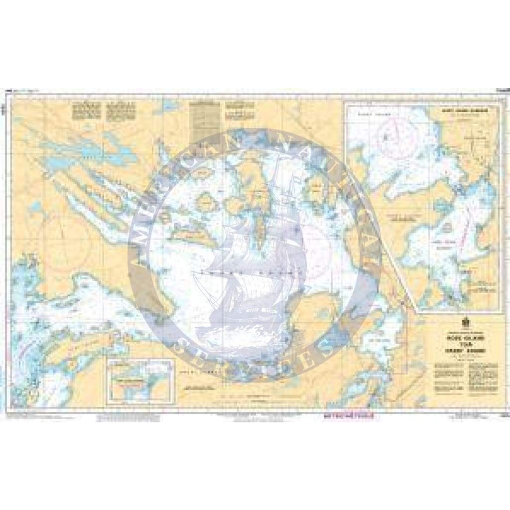 CHS Nautical Chart 2224: Rose Island to/à Parry Sound
