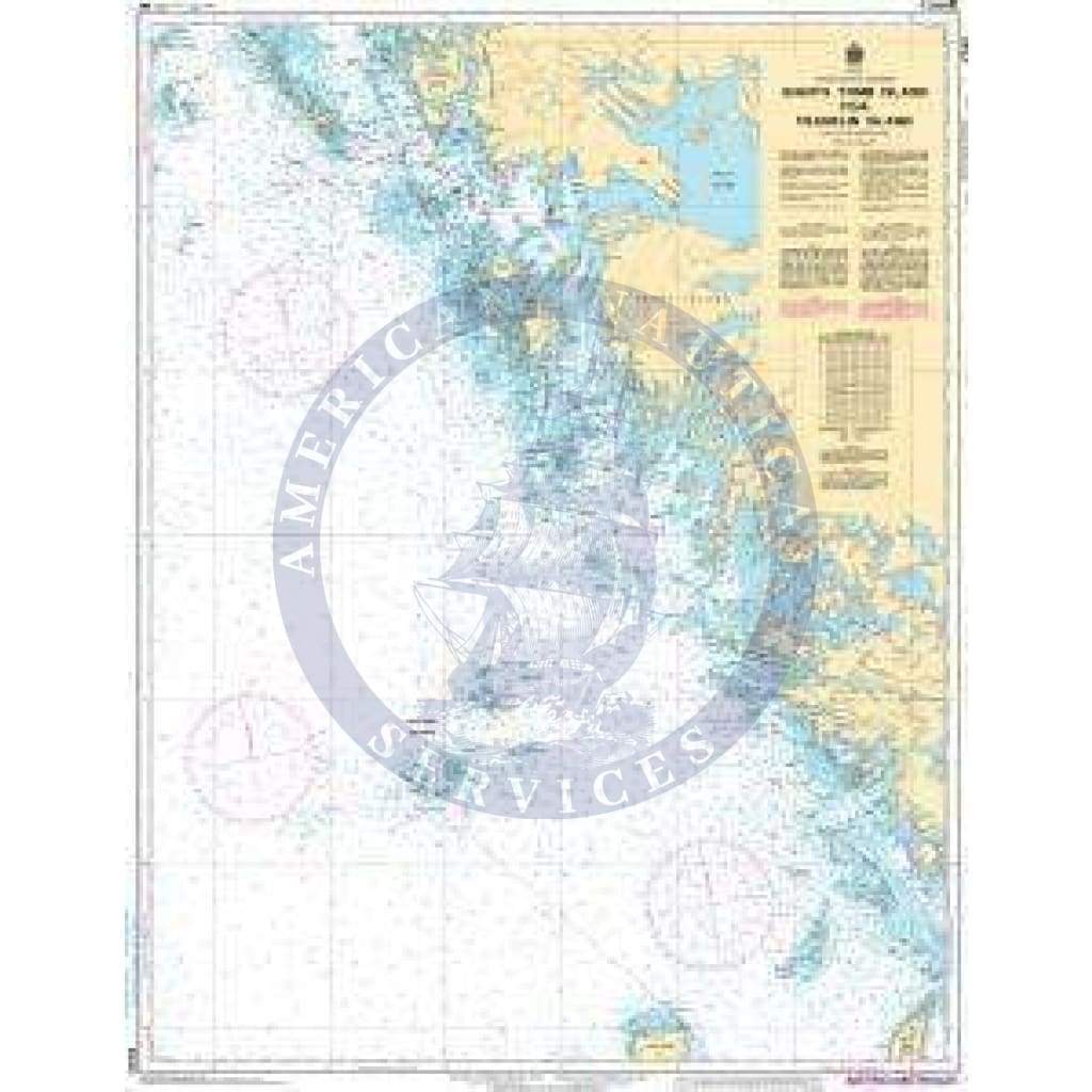 CHS Nautical Chart 2242: Giants Tomb Island to/à Franklin Island