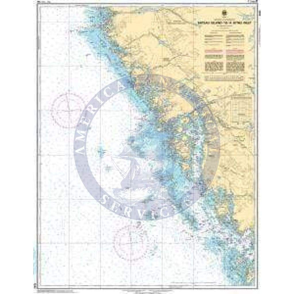 CHS Nautical Chart 2243: Bateau Island to/à Byng Inlet
