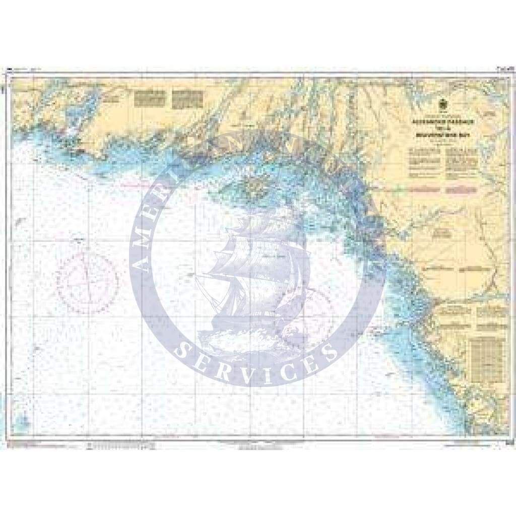 CHS Nautical Chart 2244: Alexander Passage to/à Beaverstone Bay