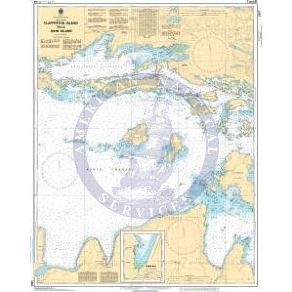 CHS Nautical Chart 2257: Clapperton Island to/à John Island