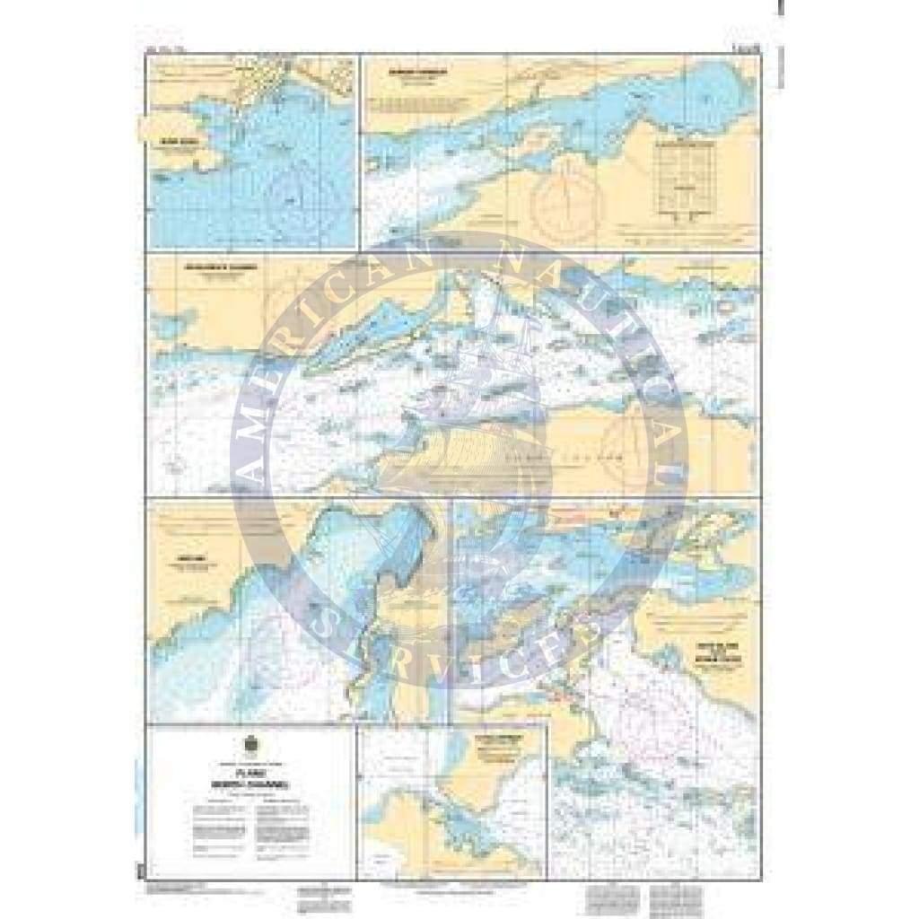 CHS Nautical Chart 2268: Plans North Channel