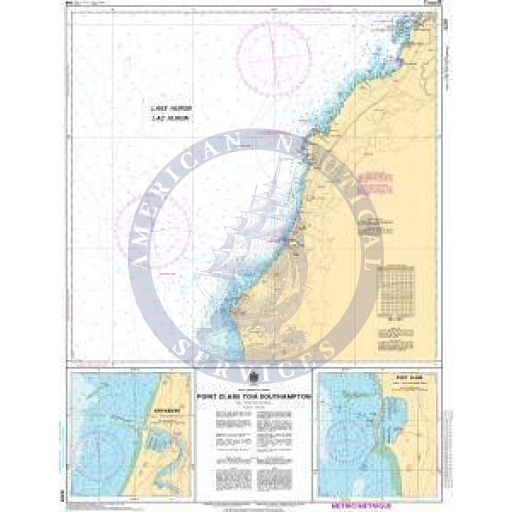 CHS Nautical Chart 2291: Point Clark to/à Southampton