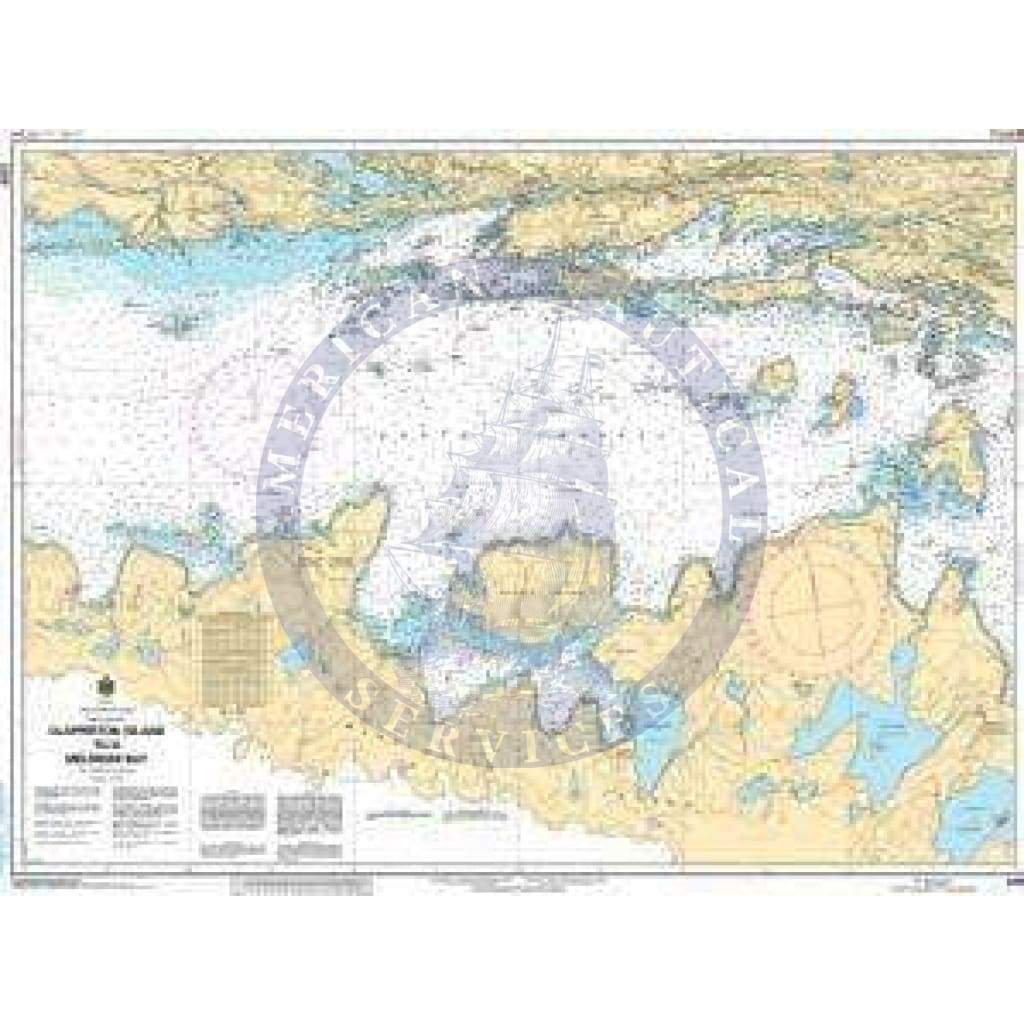 CHS Nautical Chart 2299: Clapperton Island to/à Meldrum Bay