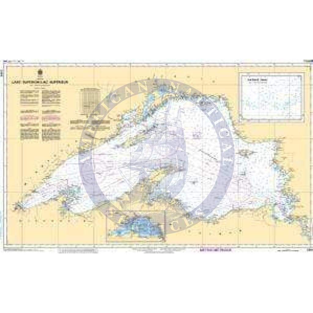 CHS Nautical Chart 2300: Lake Superior/Lac Supérieur