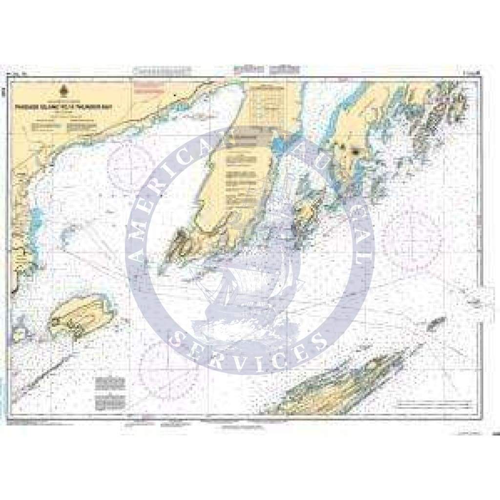 CHS Nautical Chart 2301: Passage Island to/à Thunder Bay