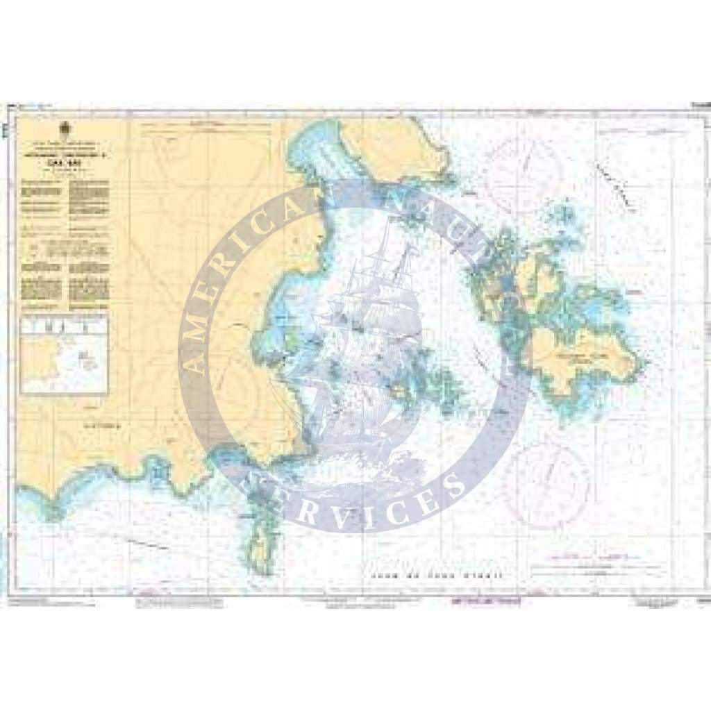 CHS Nautical Chart 3424: Approaches to/Approches à Oak Bay
