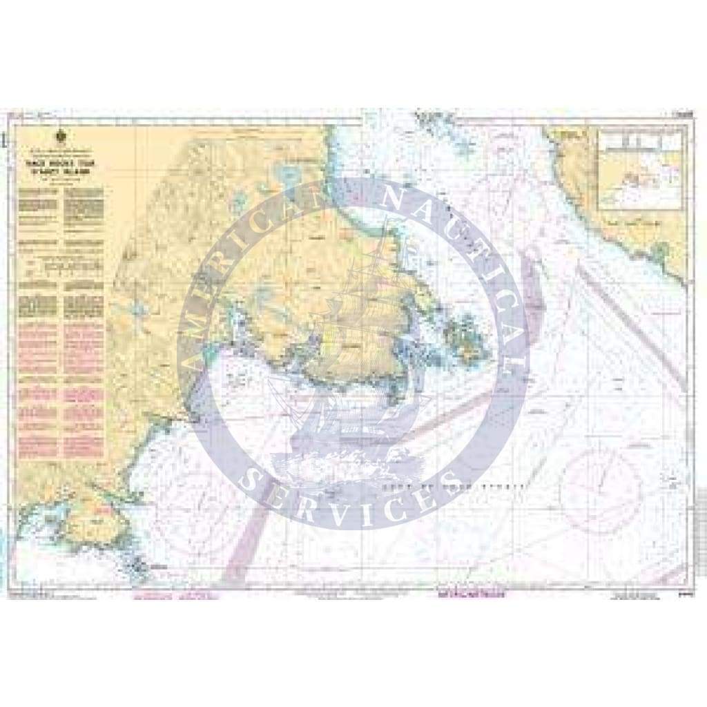 CHS Nautical Chart 3440: Race Rocks to/à DArcy Island