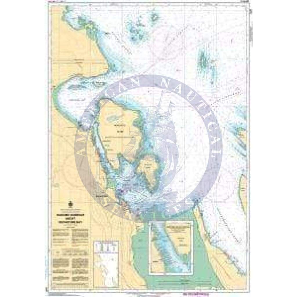 CHS Nautical Chart 3447: Nanaimo Harbour and/et Departure Bay