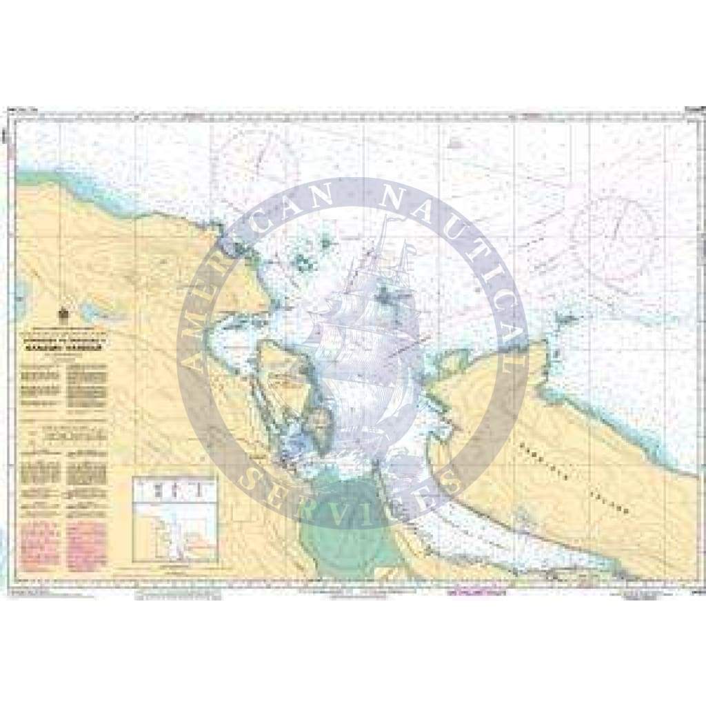 CHS Nautical Chart 3458: Approaches to/Approches à Nanaimo Harbour