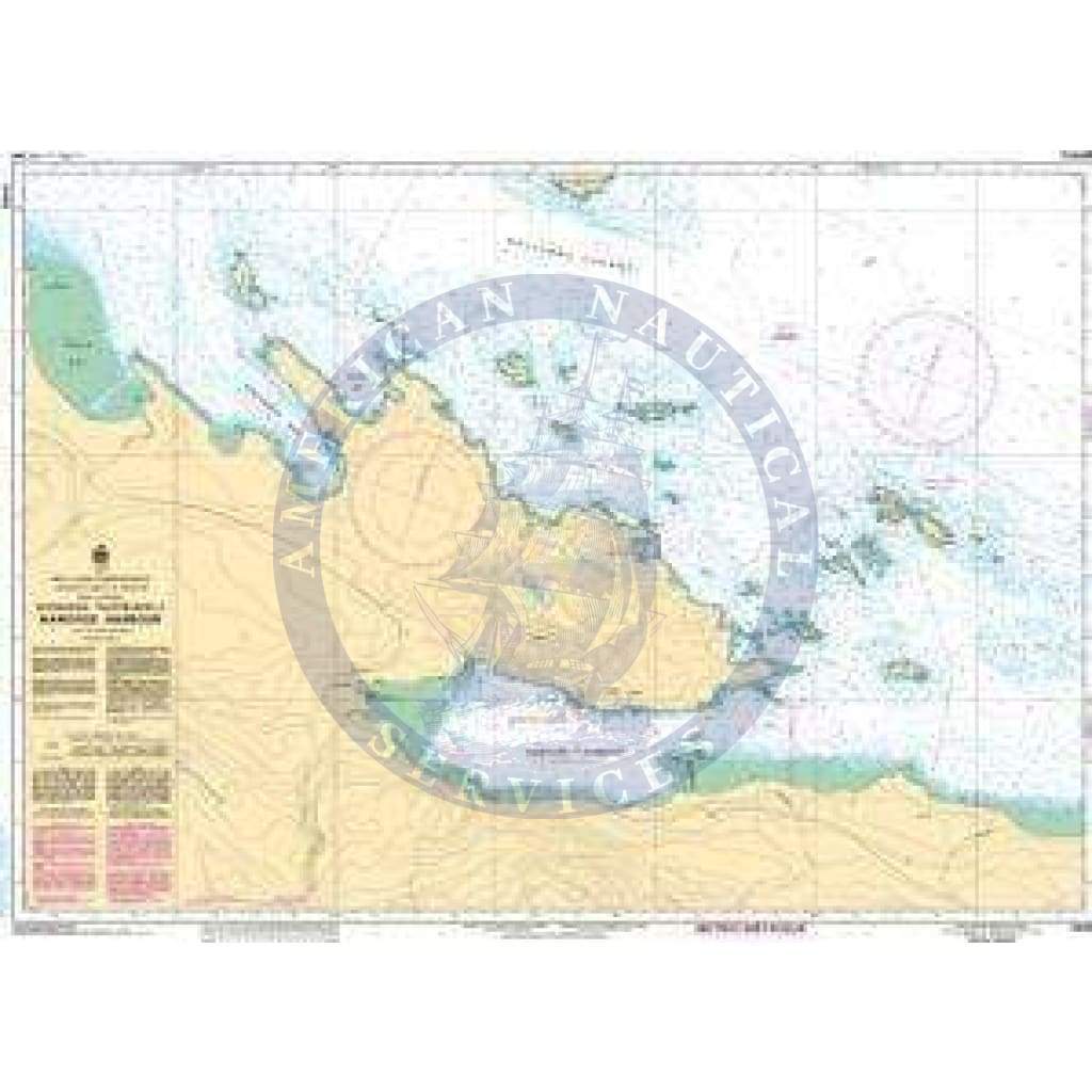 CHS Nautical Chart 3459: Approaches to/Approches à Nanoose Harbour