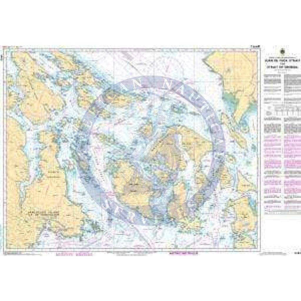 CHS Nautical Chart 3462: Juan de Fuca Strait to/à Strait of Georgia