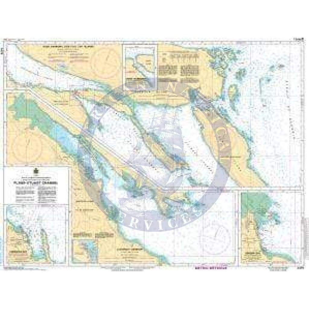 CHS Nautical Chart 3475: Plans - Stuart Channel