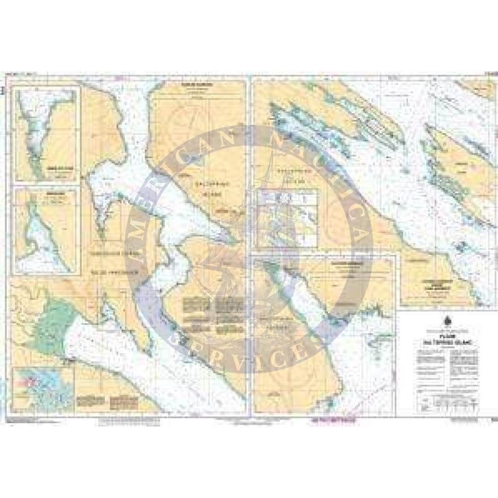 CHS Nautical Chart 3478: Plans - Saltspring Island