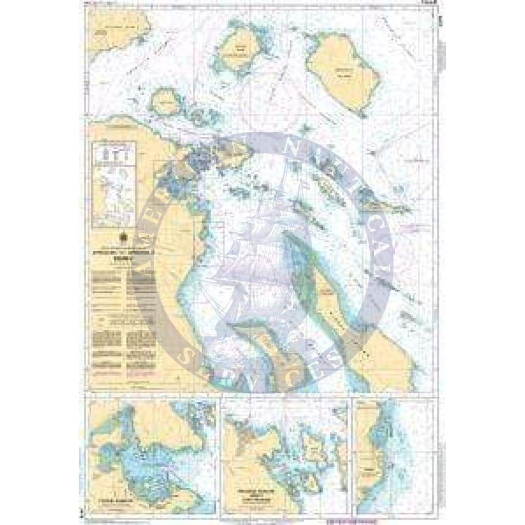 CHS Nautical Chart 3479: Approaches to/Approches à Sidney