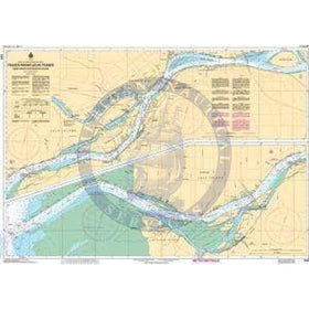 CHS Nautical Chart 3490: Fraser River/Fleuve Fraser, Sand Heads to/à D ...