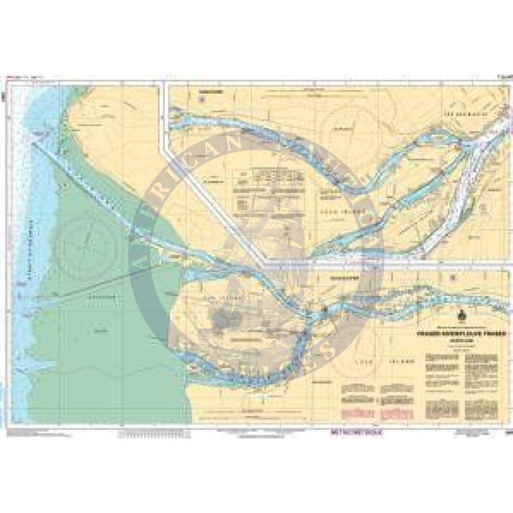 CHS Nautical Chart 3491: Fraser River/Fleuve Fraser, North Arm