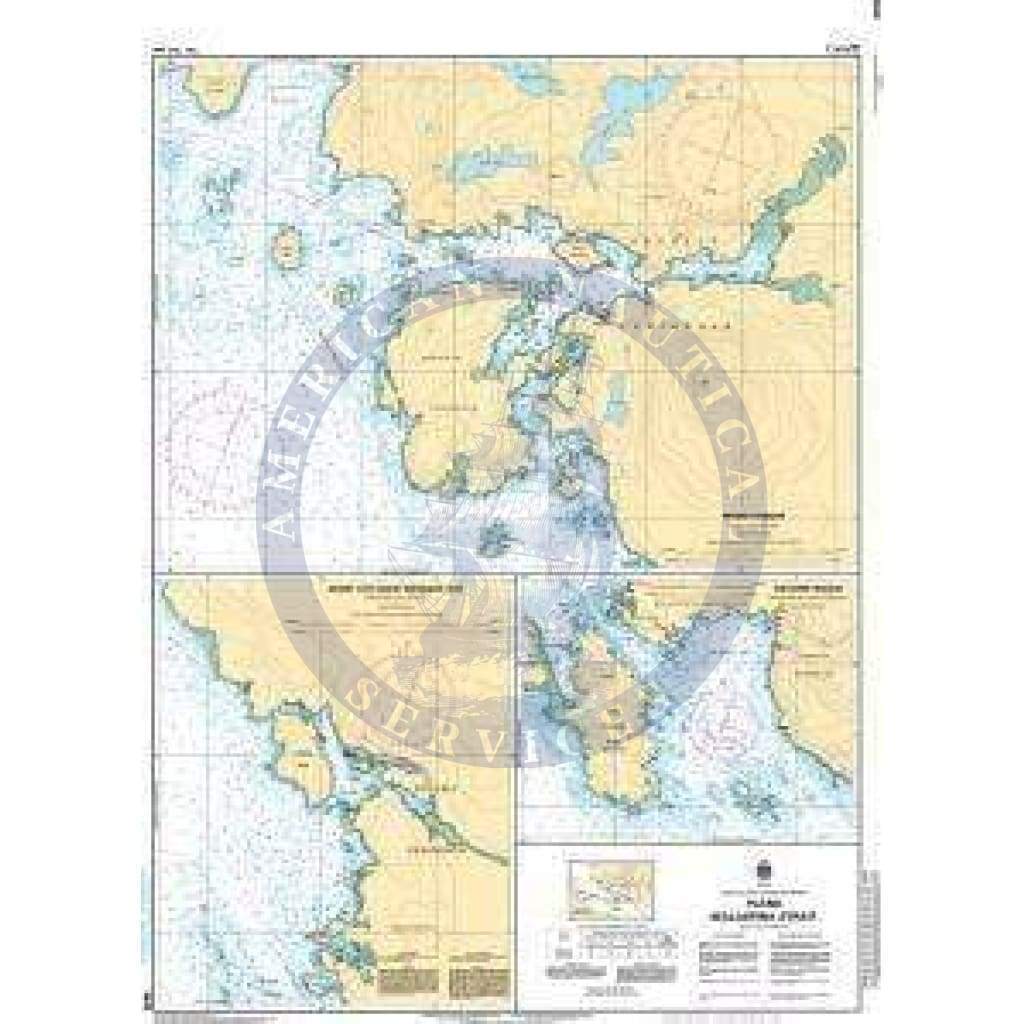 CHS Nautical Chart 3535: Plans - Malaspina Strait