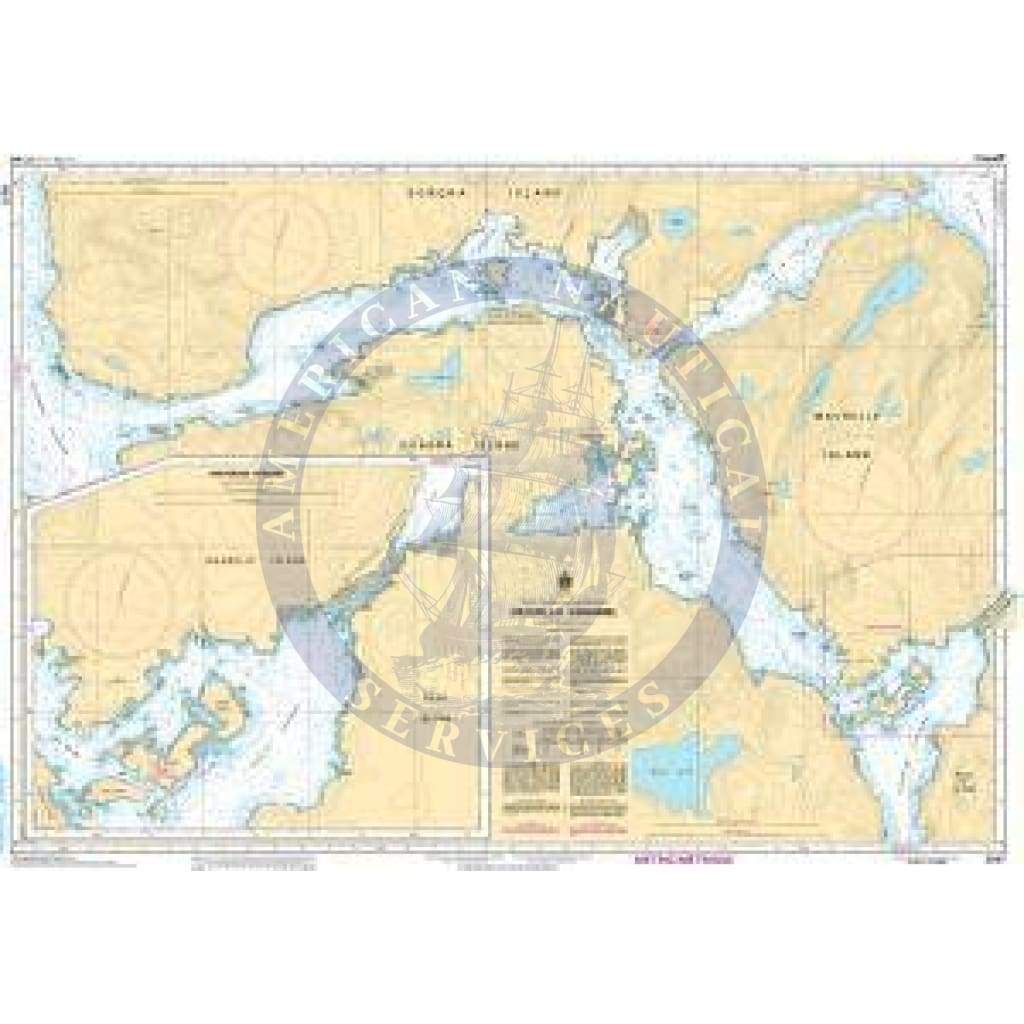 CHS Nautical Chart 3537: Okisollo Channel