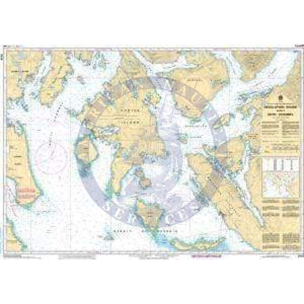 CHS Nautical Chart 3538: Desolation Sound and/et Sutil Channel