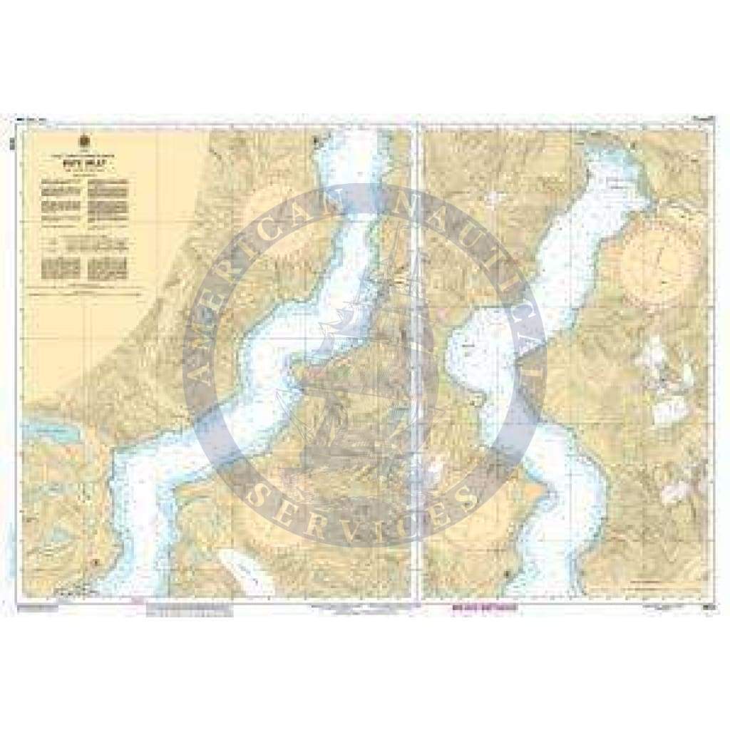 CHS Nautical Chart 3542: Bute Inlet