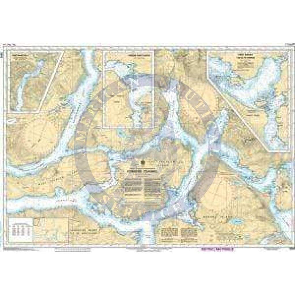 CHS Nautical Chart 3543: Cordero Channel