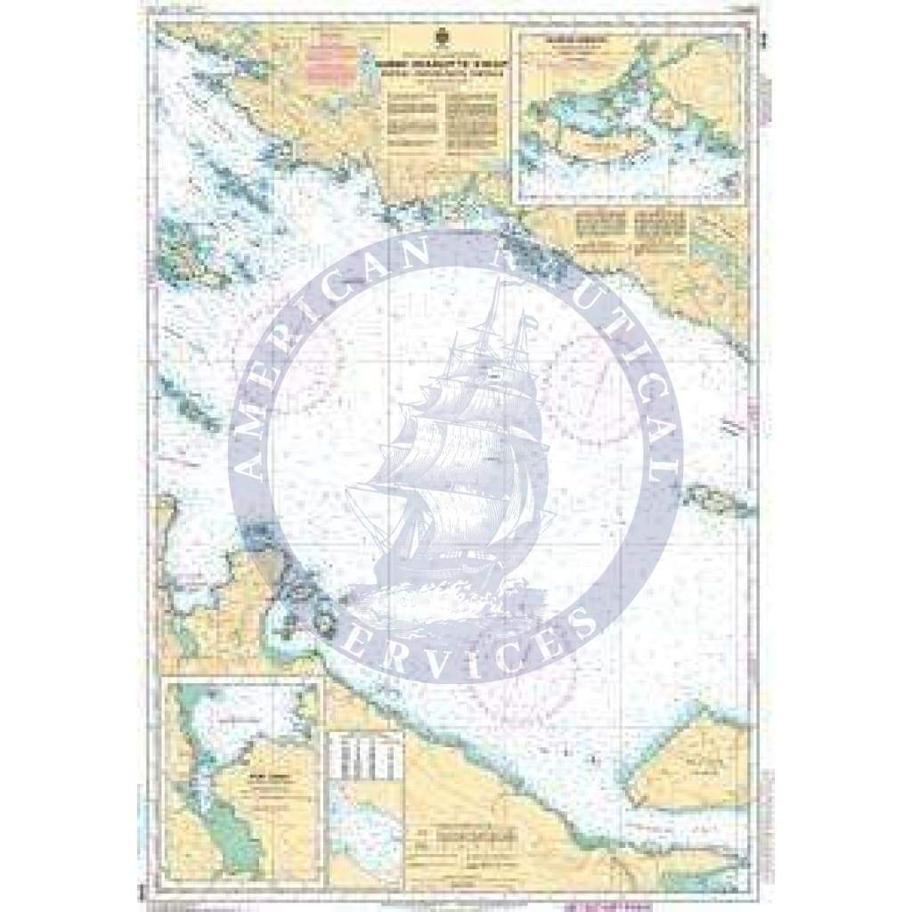 CHS Nautical Chart 3548: Queen Charlotte Strait, Central Portion/Partie Centrale