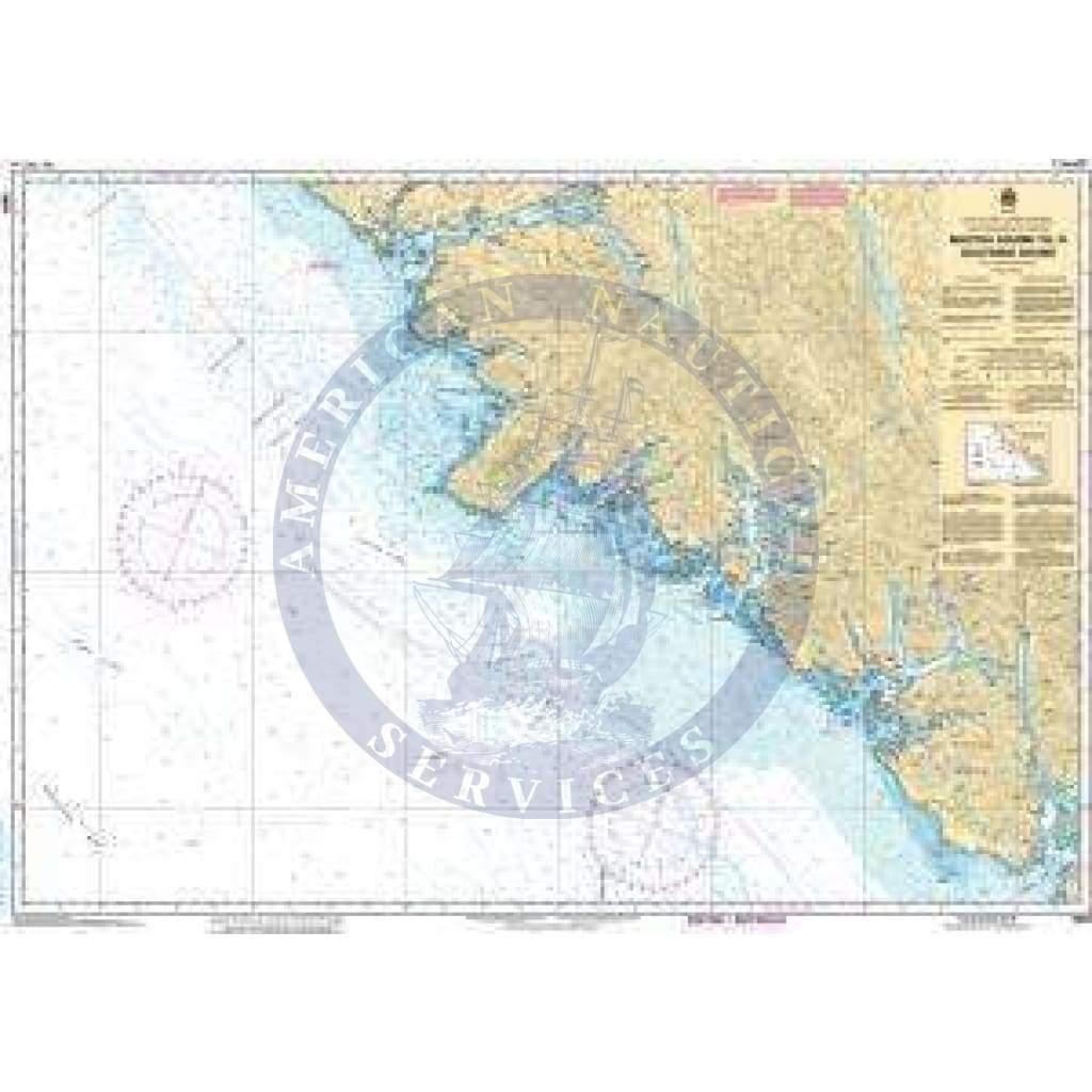 CHS Nautical Chart 3604: Nootka Sound to/à Quatsino Sound