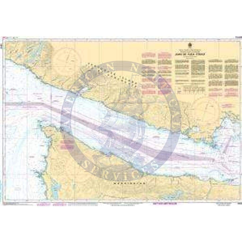 CHS Nautical Chart 3606: Juan de Fuca Strait