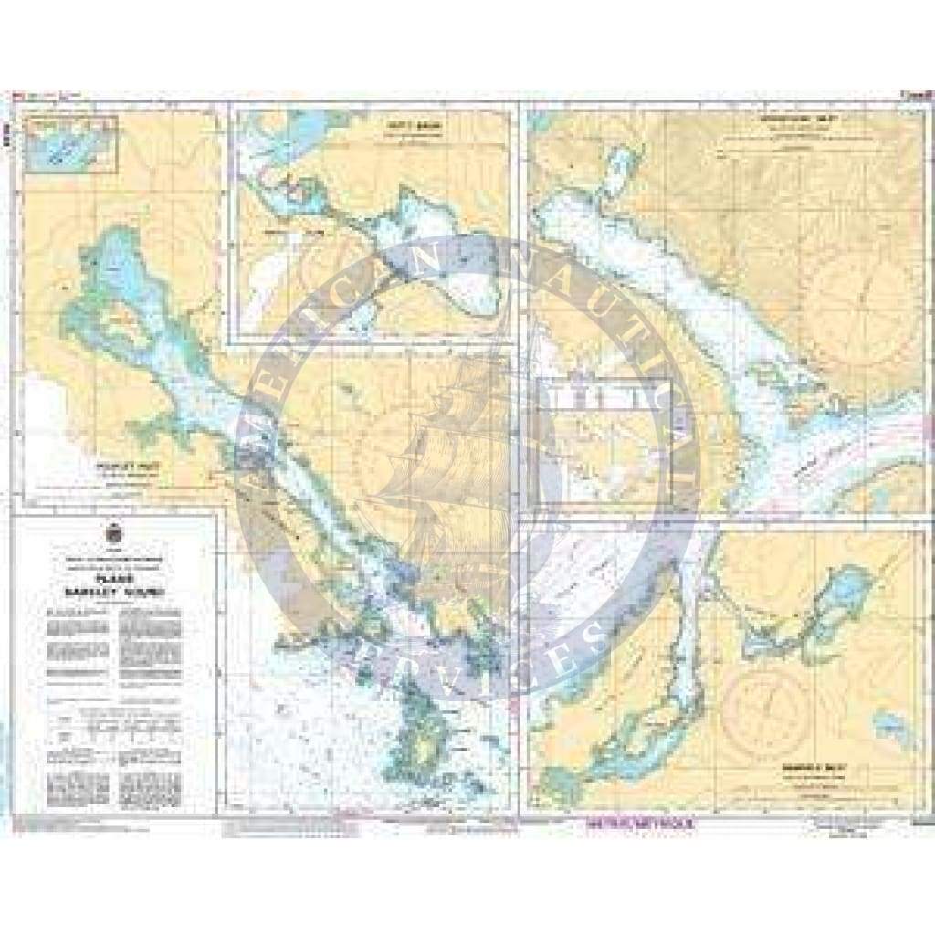 CHS Nautical Chart 3646: Plans - Barkley Sound