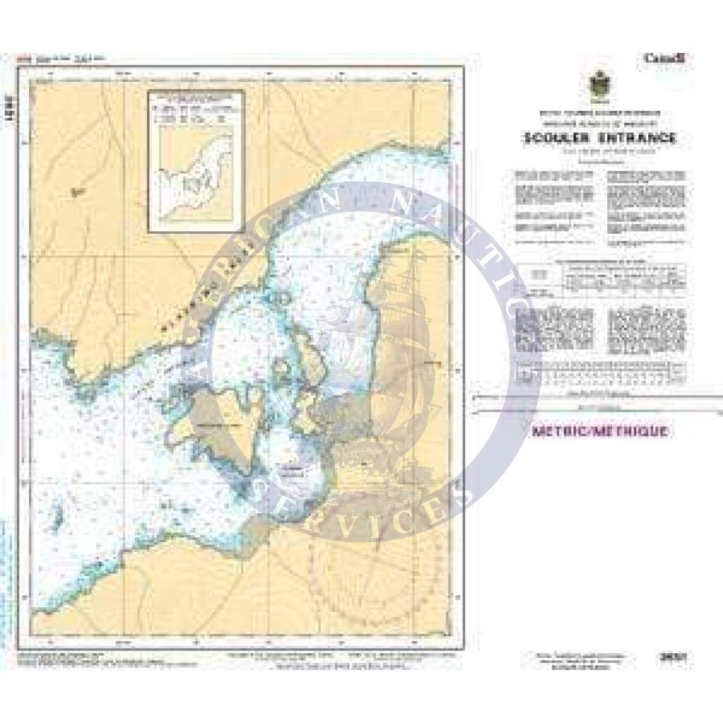 CHS Nautical Chart 3651: Scouler Entrance