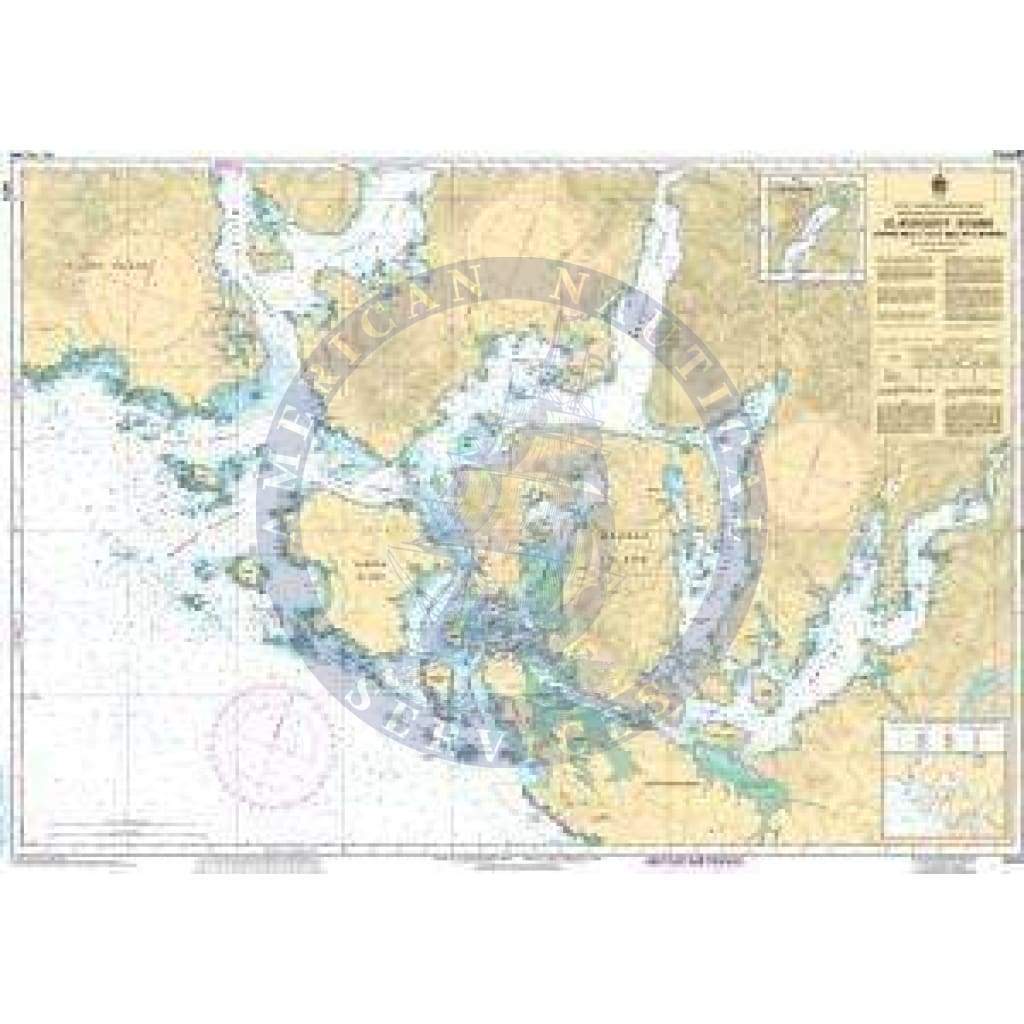 CHS Nautical Chart 3673: Clayoquot Sound, Tofino Inlet to/à Millar Channel