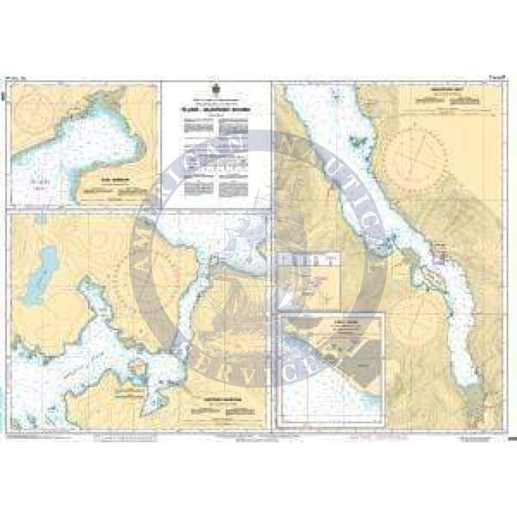 CHS Nautical Chart 3681: Plans - Quatsino Sound