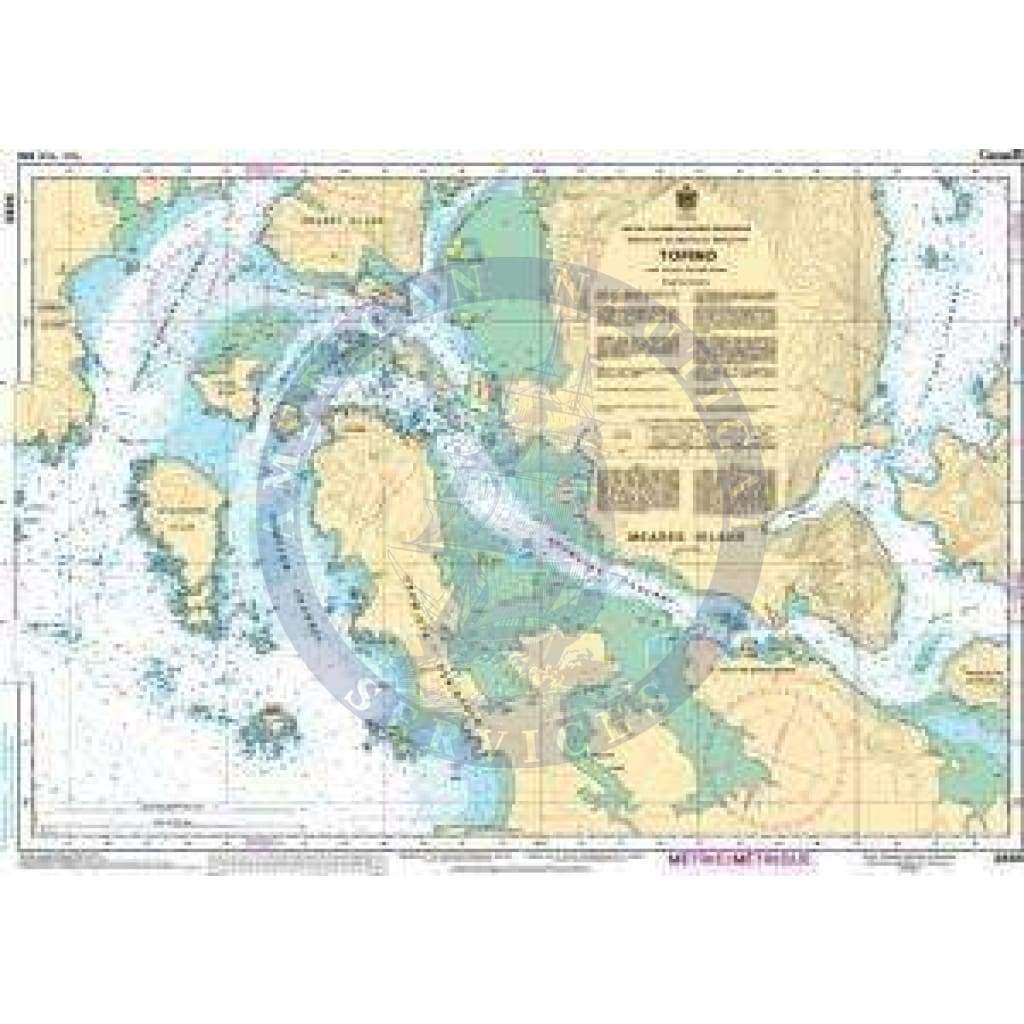 CHS Nautical Chart 3685: Tofino
