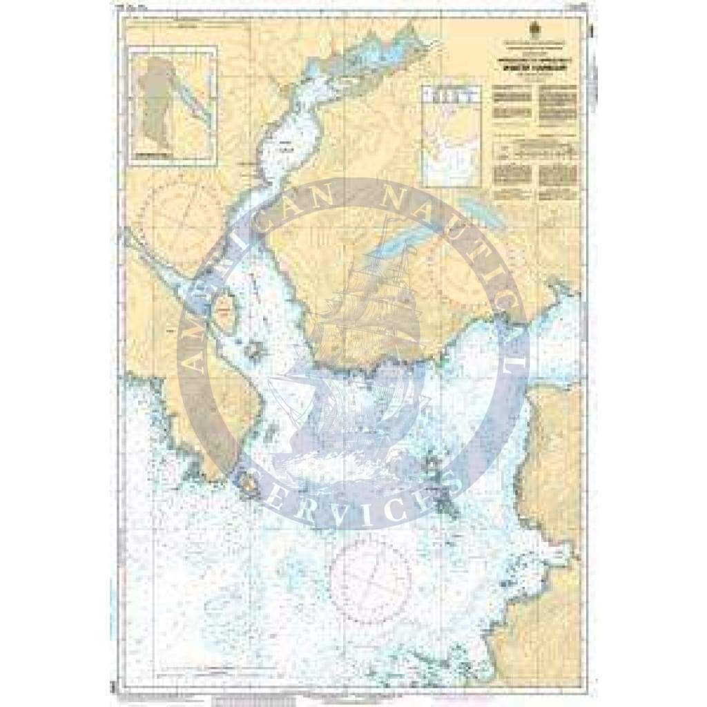 CHS Nautical Chart 3686: Approaches to/Approches à Winter Harbour