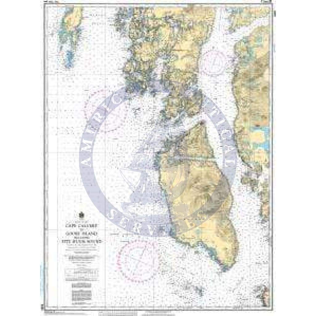 CHS Nautical Chart 3727: Cape Calvert to Goose Island including Fitz Hugh Sound