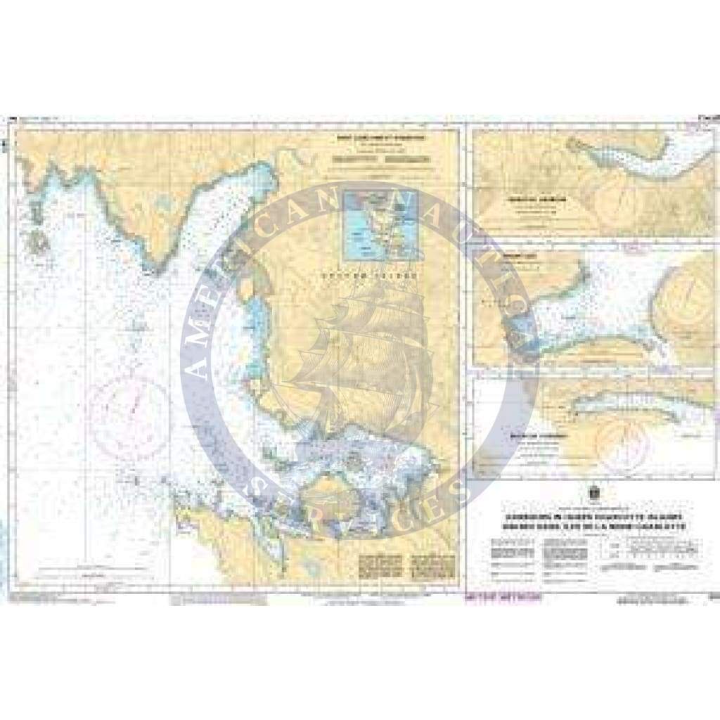 CHS Nautical Chart 3811: Harbours in Queen Charlotte Islands/Havres dans Îles de la Reine-Charlotte