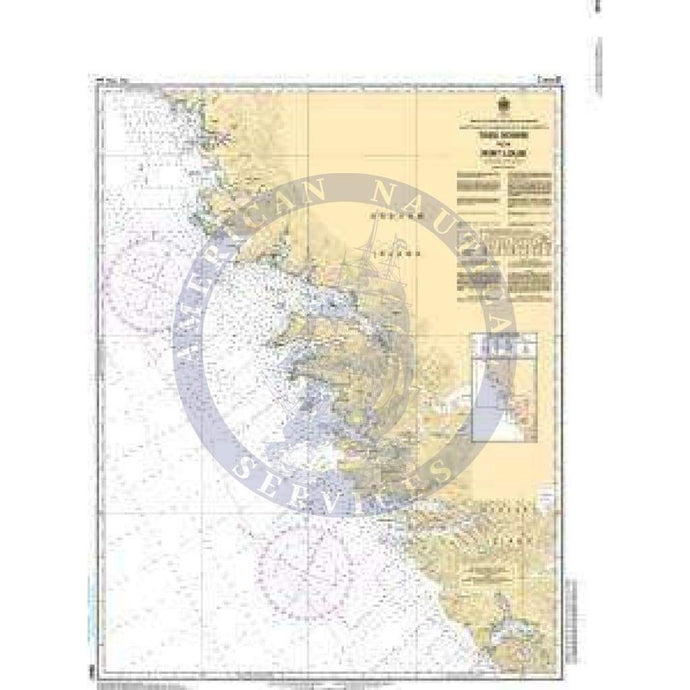 CHS Nautical Chart 3854: Tasu Sound to/à Port Louis