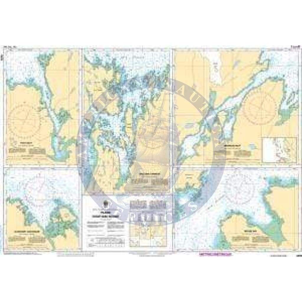 CHS Nautical Chart 3909: Plans Chatham Sound